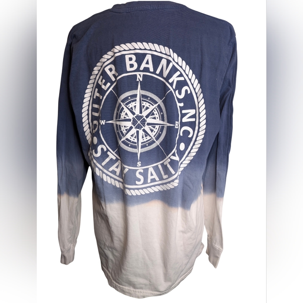 Southern Spirit 100% Cotton Outer Banks Stay Salty Nautical Shirt. Unisex Large